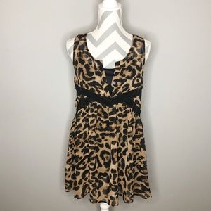 Flowy Cheetah Print Dress